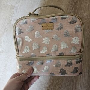 Pink Ghost Pattern Lunch Bag